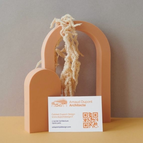 Carte de visite QR code architecte